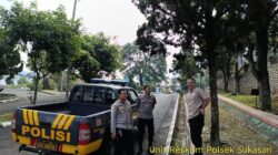 Kapolsek Sukasari Beseeta Anggota Unit Samapta Memberikan Himbauan Khamtibmas Sebagai langkah Preventif Demi Terciptanya Situasi Kondusif