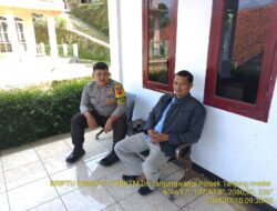 Briptu Diwan Ahmad melaksanakan sambang/silatrahmi Kamtibmas dan dumas keliling dalam rangka BEYOND TRUST PRESISI