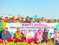 Pemerintah Desa Segara Makmur Gelar Bakti Sosial Pembersihan Tempat Penampungan Sampah Sementara : TPSS
