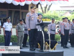 Kapolres Rembang Pimpin Apel Gelar Pasukan Operasi Patuh Candi 2025