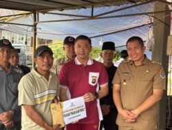 Kapolres Pagar Alam Dampingi Walikota Salurkan Bantuan untuk Korban Kebakaran