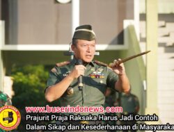 Pangdam Mayjen Piek: Prajurit Praja Raksaka Harus Jadi Contoh Dalam Sikap dan Kesederhanaan di Masyarakat