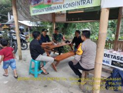 Silaturahmi Kamtibmas Guna Mewujudkan Situasi Kondusip Diwilayah Hukum Polres sumedang Polsek Sukasari khususnya Desa Sindangsari  