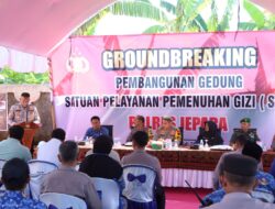 Polres Jepara Bangun SPPG di Kalinyamatan, Kapolres Letakkan Batu Pertama