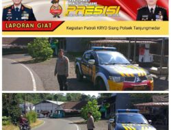 Kegiatan KRYD siang hari oleh Polsek Tanjungmedar Upaya Mencegah C3 di Wilayah hukum Kecamatan Tanjungmedar