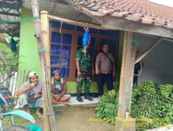 Untuk menjaga Sinergitas TNI/POLRI, Bhabinkamtibmas bersama Babinsa melaksnakan Anjangsana / Silaturahmi TNI/POLRI ke warga masyarakat