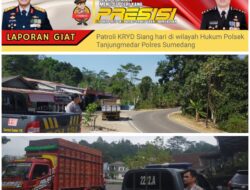 Kegiatan KRYD Siang Hari untuk Cegah C3 di wilayah hukum Kecamatan Tanjungmedar