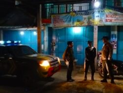 Anggota Polsek Sukasari Laksanakan Patroli KRYD Blue Light / Malam hari di Wilayah Kecamatan Sukasari Kabupaten Sumedang