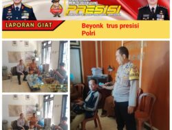 Aipda Ade Mulyana melaksanakan sambang/silatrahmi Kamtibmas dan dumas keliling dalam rangka BEYOND TRUST PRESISI di wilayah Kec. Tanjungmedar