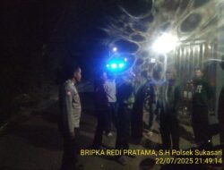 Anggota samapta Polsek Sukasari Rutin Laksanakan Patroli KRYD Blue Light / Malam hari di Wilayah Kecamatan Sukasari Kabupaten Sumedang