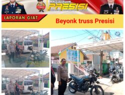 Aipda Ade Mulyana melaksanakan sambang/silatrahmi Kamtibmas dan dumas keliling dalam rangka BEYOND TRUST PRESISI