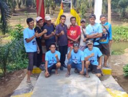 Kolaborasi Masyarakat dan Pemuda Bumi Semidang dalam Pembangunan Jembatan Gantung