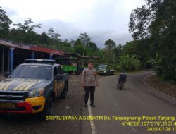 Kegiatan KRYD siang hari oleh Polsek Tanjungmedar Upaya Mencegah C3 di Wilayah hukum Kecamatan Tanjungmedar