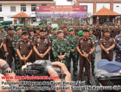 Pangdam IX/Udayana dan Kajati Pimpin Apel Gelar Pasukan Gabungan, Tegaskan Sinergi TNI-Kejaksaan di Bali Nusra