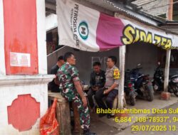 Silaturahmi Kamtibmas Guna Mewujudkan Situasi Kondusip,Diwilayah Hukum Polres Sumedang Polsek Sukasari Khususnya Desa Sukasari