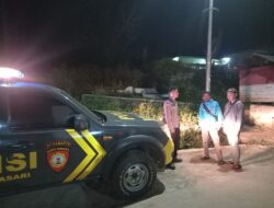 Anggota Polsek Sukasari Laksanakan Patroli KRYD Blue Light / Malam hari di Wilayah Kecamatan Sukasari Kabupaten Sumedang