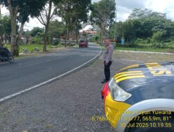 Antisipasi terjadinya C3 (Curas,Curat, dan Curanmor) Polsek Tanjungmedar Polres Sumedang Polda Jabar melaksanakan KRYD siang hari