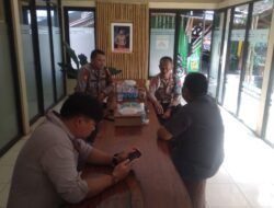 Kapolsek Sukasari beserta anggota unit samapta memberikan himbauan kamtibmas sebagai langkah preventif demi terciptanya situasi yang kondusif