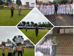 Kodim 0610/Sumedang Kerahkan Perwira dan Babinsa Kawal Masa Pengenalan Lingkungan Sekolah untuk Berikan Pendidikan Karakter