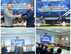 Polres Sumedang Terima Kedatangan Serdik Sespimmen Polri Dikreg ke-65 dan Gelar Pelatihan Management Training Course