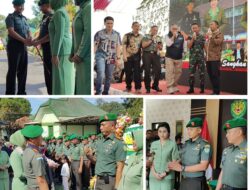 Kodim 0610/Sumedang Gelar Acara Lepas Sambut Komandan: Letkol Kav Christian Gordon Rambu Serahkan Tongkat Komando kepada Letkol Arh Kusuma Ardianto