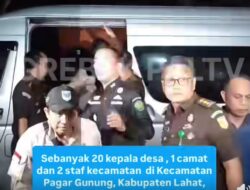 HEBOH..!!! OTT 20 Kades 1 Camat Lahat Diserahkan Ke Kejati Sumatera Selatan