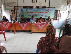 Pemdes Tanjung Aur 1 Gelar Rembuk stunting