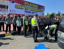 Polres Jepara Gelar Pelatihan Penanganan TKP Laka Lantas