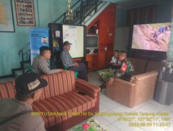 Briptu Diwan Ahmad melaksanakan sambang/silatrahmi Kamtibmas dan dumas keliling dalam rangka BEYOND TRUST PRESISI di wilayah Kec. Tanjungmedar