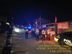patroli Gabungan Polsek Tanjungsari, Polsek Cimanggung, Polsek Pamulihan, Polsek Jatinangor, Polsek Rancakalong, Polsek Sukasari  di Wilkum Polsek Sukasari Polres Sumedang