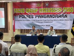 Polres Pangandaran Gelar FGD Tegaskan Peran Satpam sebagai Mitra Strategis dalam Menjaga Harkamtibmas