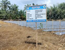 Proyek Ketahanan Pangan Desa Pinju Layang di duga Mark up Anggaran.