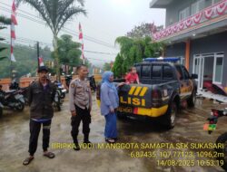 Langkah Preventif di Laksanakan Unit Samapta sebagai upaya menjaga situasi kamtibmas yang kondusif pada siang hari di wilayah Kec sukasari