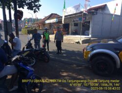 Kegiatan KRYD siang hari oleh Polsek Tanjungmedar Upaya Mencegah C3 di Wilayah hukum Kecamatan Tanjungmedar