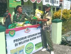 Koramil 1008/Buahdua Gelar Gerakan Pangan Murah, 2 Ton Beras SPHP Tersalurkan untuk Warga