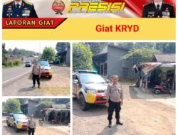 Antisipasi terjadinya C3 (Curas,Curat, dan Curanmor) Polsek Tanjungmedar Polres Sumedang Polda Jabar melaksanakan KRYD siang hari