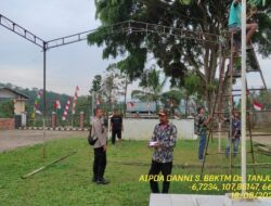 Aipda Dani Santika melaksanakan sambang/silatrahmi Kamtibmas ke aparatur Desa