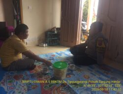 Briptu Diwan Ahmad sambangi Warga masyarakat