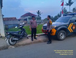 Unit Samapta Sebagai Upaya Menjaga Situasi Kamtibmas yang Kondusif pada Siang hari diwilayah kecamatan Sukasari