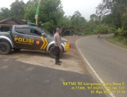 Antisipasi terjadinya C3 (Curas,Curat, dan Curanmor) Polsek Tanjungmedar Polres Sumedang Polda Jabar melaksanakan KRYD siang hari