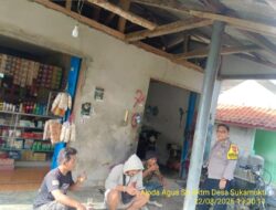 Bhabinkamtibmas Desa Sukamukti Aipda Agus Sukmana Laksanakan Silaturahmi Kamtibmas dan Dumas Keliling dalam Rangka BEYOND TRUST PRESISI.