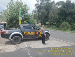 Antisipasi terjadinya C3 (Curas,Curat, dan Curanmor) Polsek Tanjungmedar Polres Sumedang Polda Jabar melaksanakan KRYD siang hari