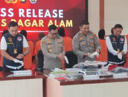 Polres Pagar Alam Ungkap 11 Kasus Narkoba, Selamatkan 2.511 Jiwa dari Bahaya Narkotika