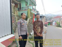 Silaturahmi Kamtibmas guna Mewujudkan Situasi Kondusip, diwilayahhukum polres sumedang polsek Sukasari khususnya desa sindangsari