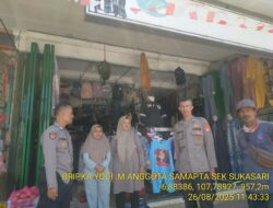 Langkah Preventif Unit Samapta Sebagai Upaya menjaga Situasi Kamtibmas yang kondusip pada siang hari diwilayah Kec Sukasari