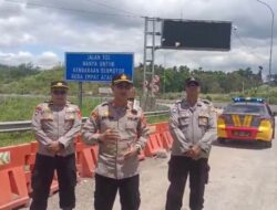 Polres Sumedang Laksanakan Pengamanan dan Penyekatan di GT Cimalaka Antisipasi Aksi Unjuk Rasa Buruh