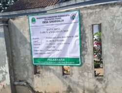 Realisasikan dana desa Tahap II tahun 2025, Desa Sinargalih Melakukan Pengecoran Jalan