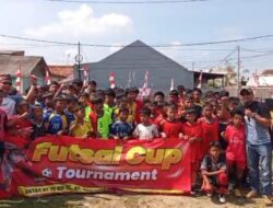Turnamen Futsal Antar RT Meriahkan HUT RI ke-80 di RW 05 Desa Sriamur