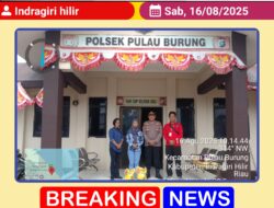 Polsek Pulau Burung Mengadakan Penanaman Pohon untuk Penghijauan Lingkungan