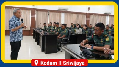 Kodam II/Sriwijaya Gelar Sharing Komunikasi dan Motivasi Untuk Prajurit